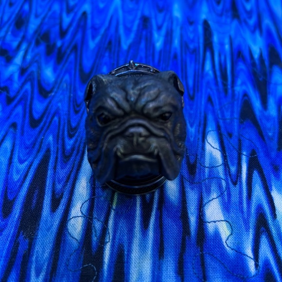 Scott Kay sterling silver bulldog ring